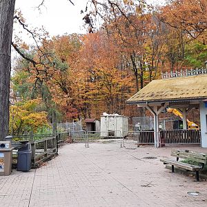 Emu and Gray Kangaroo Exhibit Demolition