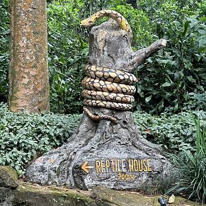 Reptile House Statue