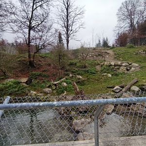 Wolf/Brown bear enclosure 1 - Wildpark Grünau/Cumberland