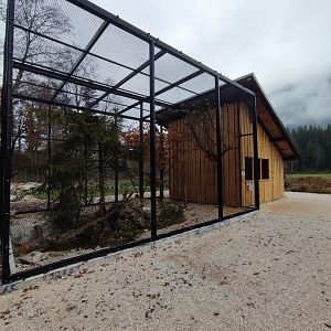 Empty aviary - Wildpark Grünau/Cumberland