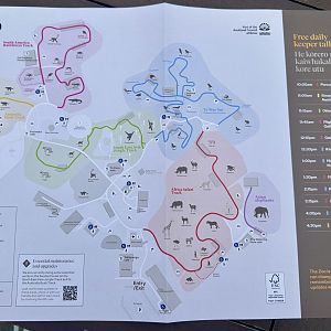 Auckland Zoo Map - 2024