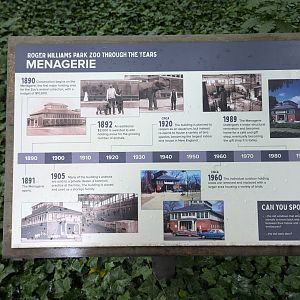 Zoo History Sign