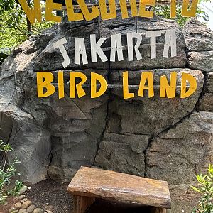 Entrance Sign - Jakarta Bird Land