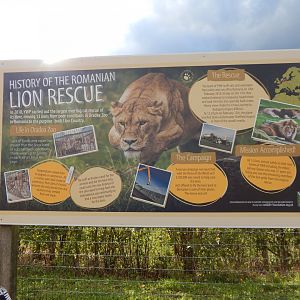Lion habitat signage 121024