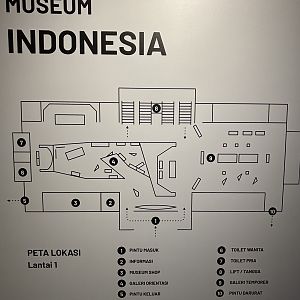 Indonesia Museum - Map