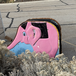 Vintage Elephant Slide