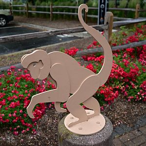 Entrance Plaza - Monkey Sculpture
