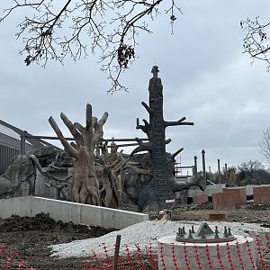 Tropical Forests Construction Progress (Monkey Exhibit) - November 2024