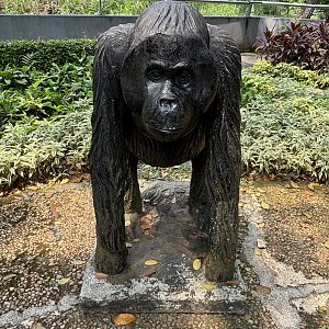 Primate Center Orangutan Statue