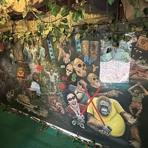 Orangutan Exhibit Mural