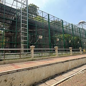 Another massive row of aviaries