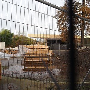 New entrance construction site, 2024-11-24