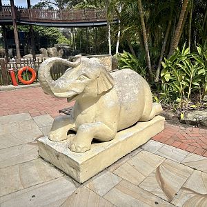 Asian Elephant Statue