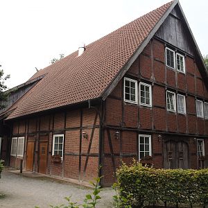 Grimberger Hof farm area - Restaurant building, 2024-08-05