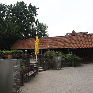 Grimberger Hof farm area - Eating area and Remise events building, 2024-08-05