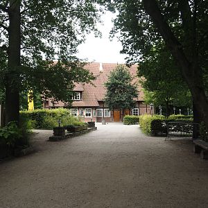 Grimberger Hof farm area - Restaurant building, 2024-08-05