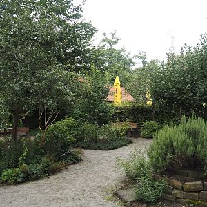 Grimberger Hof farm area - Bauerngarten/Farm garden, 2024-08-05