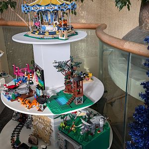 New Lego display in the rotunda