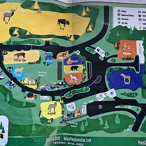 Pine Grove Zoo map