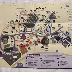 Adelaide Zoo Map (2024)