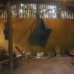 African section theming - Tofinou village, 2024-08-05