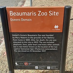 Beaumaris Zoo - Signage