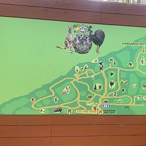 Koala Park Sanctuary Map upon Entry