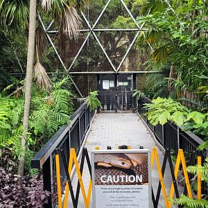 Dome aviary - still closed after all the birds were euthanized after detecting positive for bird flu
