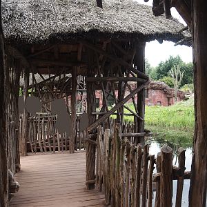 Chimpanzee island viewing area, 2024-08-05