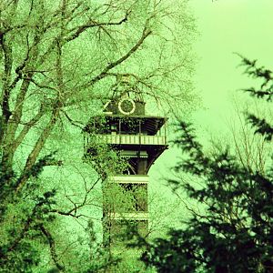 Copenhagen Zoo Circa 1974 - Famous entrance tower