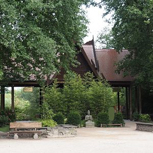 Asian section entrance and exhibit, 2024-08-05