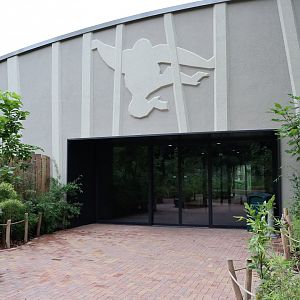 Orang-Utan Haus - One of two main entrances
