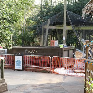 Construction ongoing in Asia section