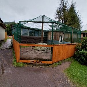Zoo Łączna - meerkat enclosure