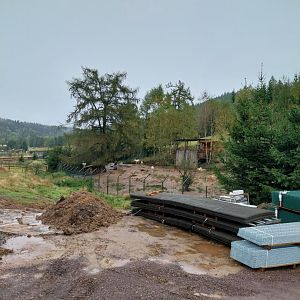 Zoo Łączna - Siberian Tiger construction site