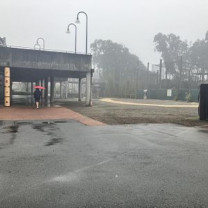 The former site of the Primate vertical primate enclosures