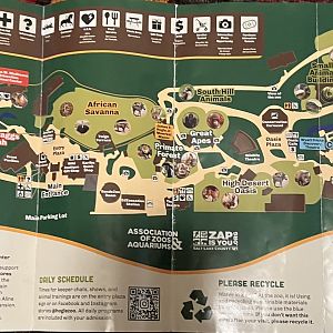 Hogle zoo map