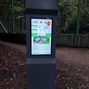 Zoo Lubin - Information sign