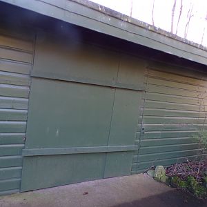 Closed off cassowary viewing area 1.1.24