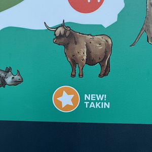 New “Takin” map signage