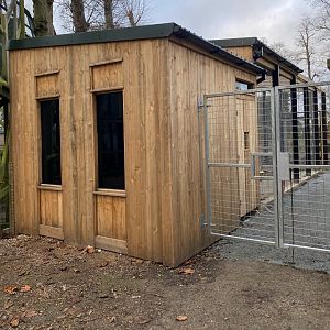 Tiger enclosure new housing, Thrigby Hall, UK