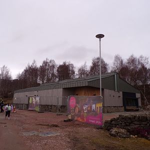 New conservation building construction on site of former red panda and Eurasian crane enclosure 5.4.24