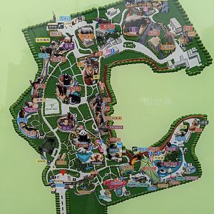 Chengdu Zoo map-board