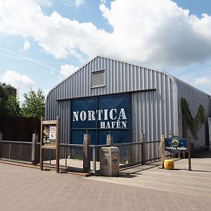 Nortica Hafên port themed area - Arctic 1 4D film theater and part of California sea lion exhibit , 2024-06-23