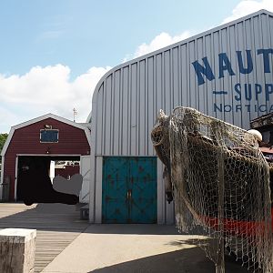 Nortica Hafên port themed area - Artic 1 4D film theater, entrance building and fishing boat theming , 2024-06-23