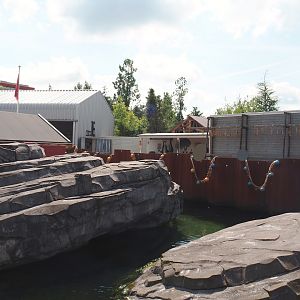Nortica - Harbor seal exhibit rocks, 2024-06-23