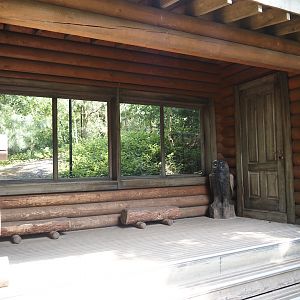 Nortica - Snowy owl aviary viewing area, 2024-06-23