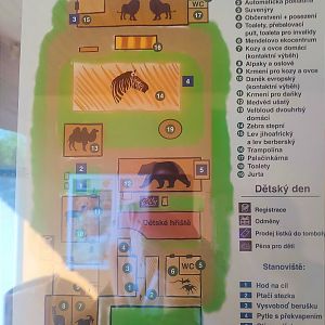 Zoo Chleby New Part Map - June 2024