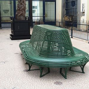 Egyptian Temple - Historical cast iron bench, 2023-07-02