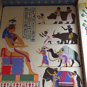 Egyptian Temple murals, 2023-07-02